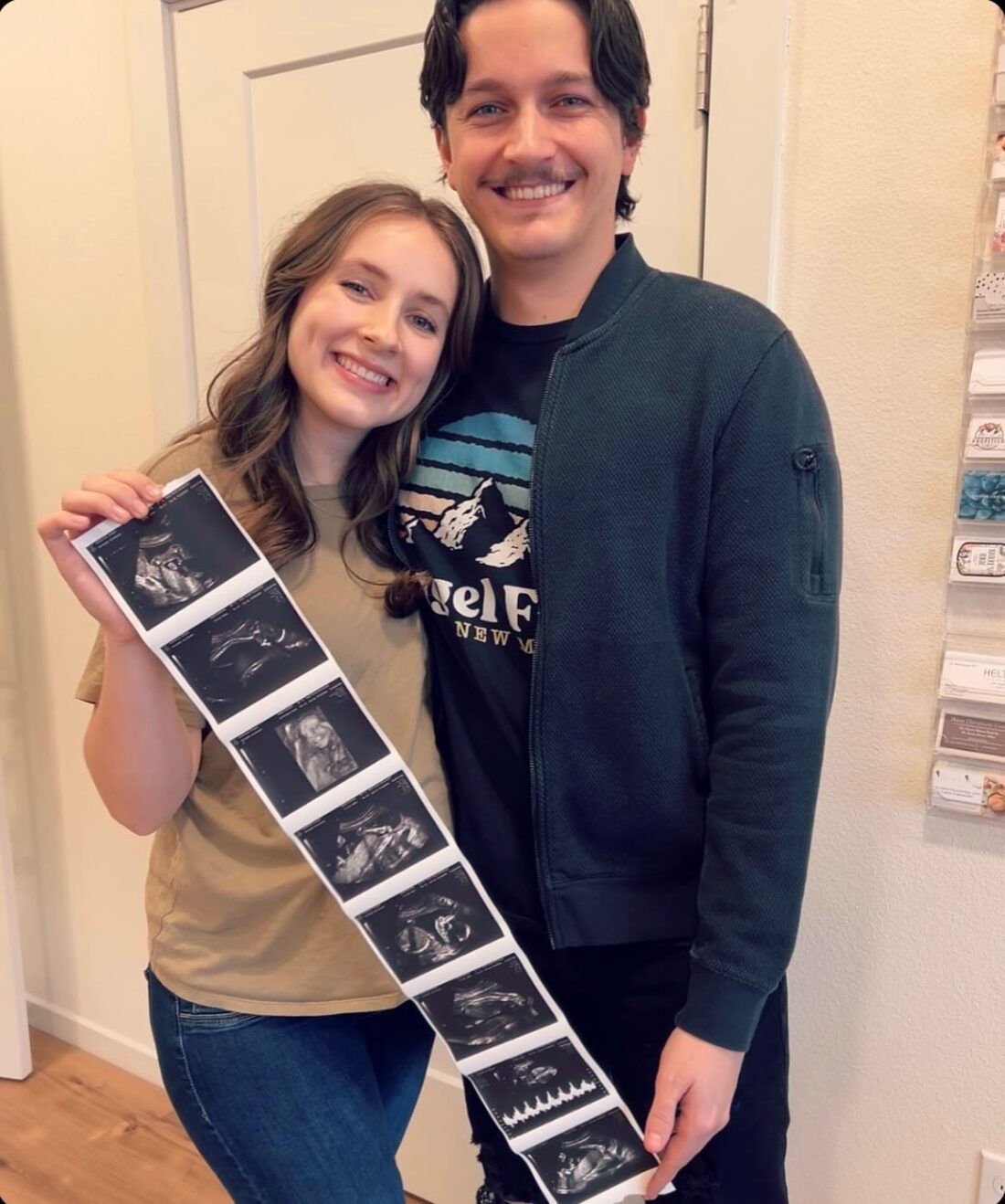 We’re excited to share that we are expecting a baby BOY this June🩵✨ A